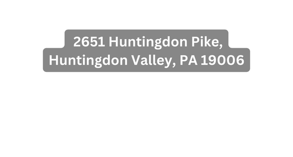 2651 Huntingdon Pike Huntingdon Valley PA 19006